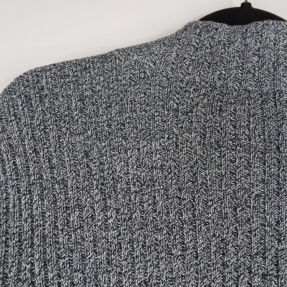 J.Jill  100% Cotton Zip Up Gray Sweater Size M - Picture 10 of 11